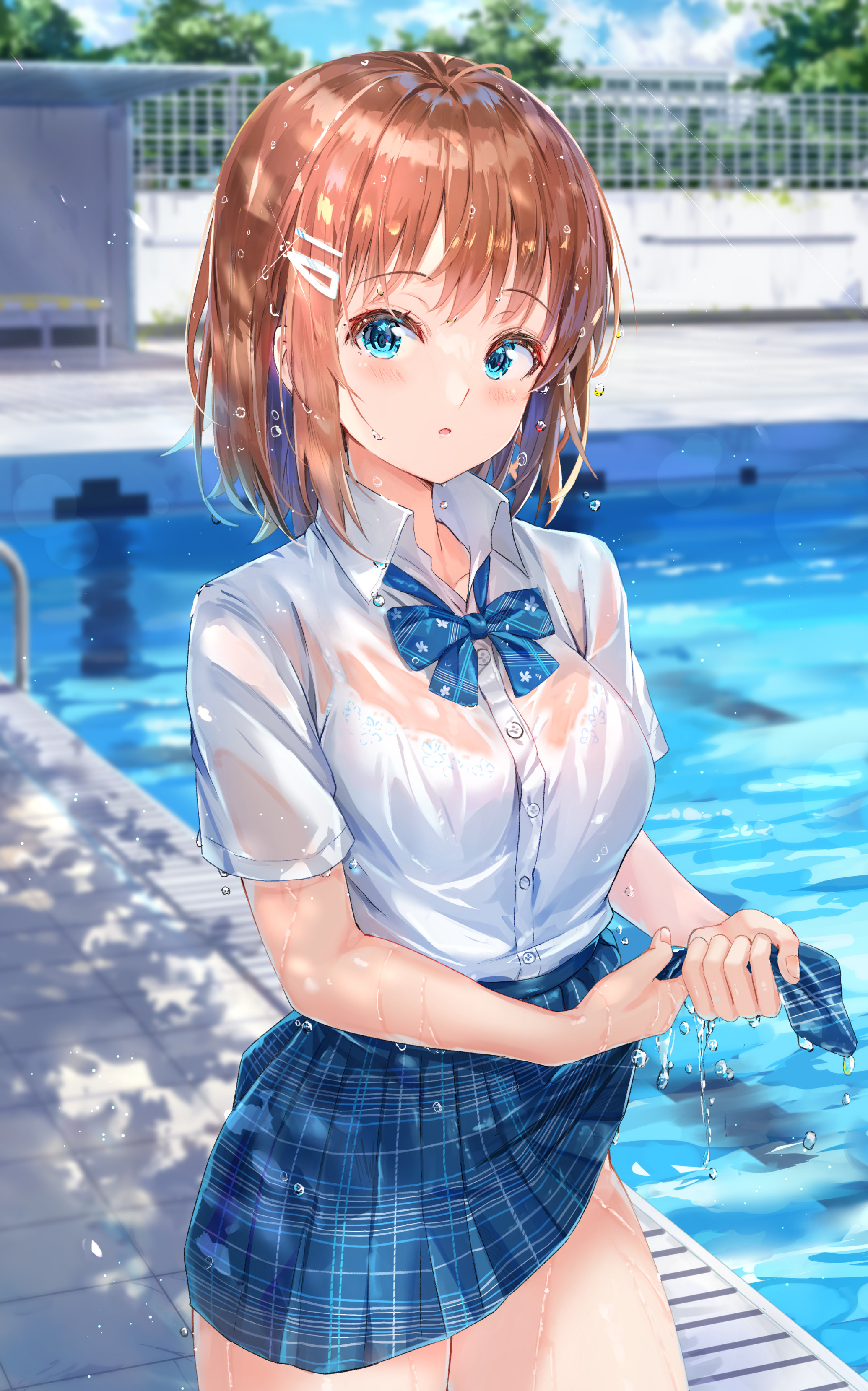 Na Kyo Bra See Through Seifuku Skirt Lift Wet Wet Clothes 1018202 Yandere 8086